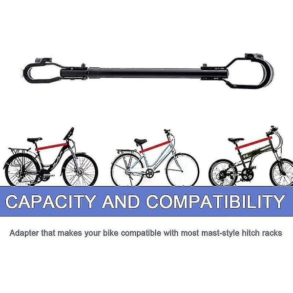Dropship - 30 kg/66 lbs cykelövergångsadapter för överrör