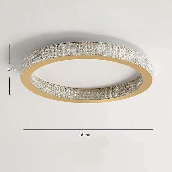 50cm Cirkel Design Loftlampe Metal Moderne 220-240v