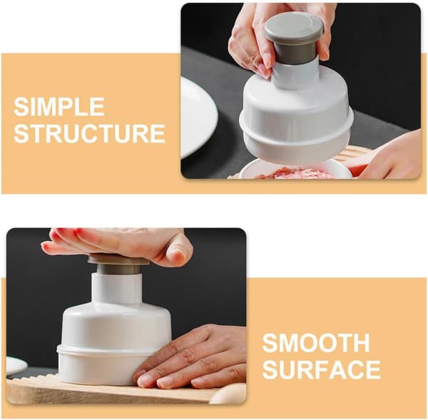 Köttpress Burgerpress Rostfritt Stål Pp Minimalistisk Elegant Design Lätt att Använda Säker