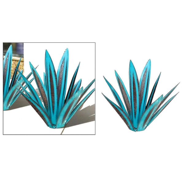 Tequila Rustic -metallikoriste Agave-kasvi puutarhaan ja pihalle
