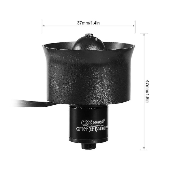 30 Ch QF1611 6-Bladet 2-3S Brushless Outrunner Motor Fan