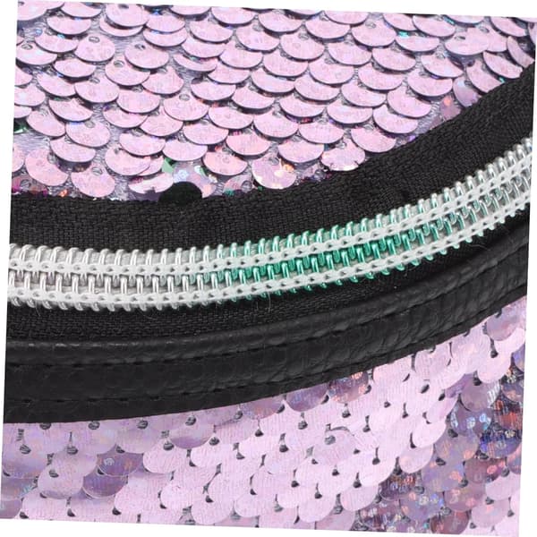 Midjeväska med sjöjungfrupaljetter, glitterväskor för kvinnor, crossbody-bältesväska för strandfest, dansbruk