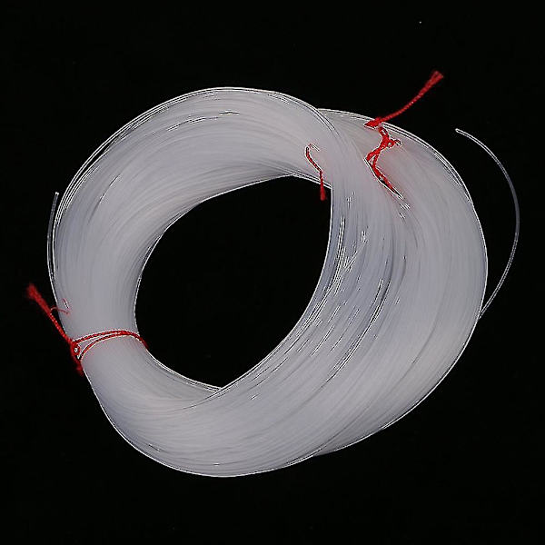2 stk. 100 Meter Klar Nylon Snøre 1mm Diameter Båd/Kast Fiskesnøre Tråd Krog Binding-yuhao