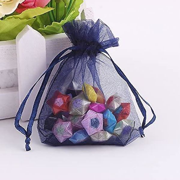 Organza-pussi Korupussi Organza-karkkipussi Häälahja Syntymäpäiväjuhlat Pussit Pakkaus 100 8*10cm