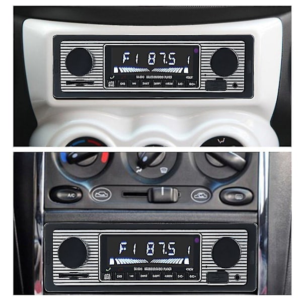 Muistikortti Dual Usb-lähtö Bluetooth Auton Lataus Mp3