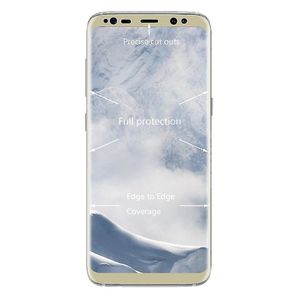 PET-skyddsfilm 3D dammsäker för Galaxy S8