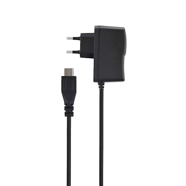 Svart 5V 2A Micro USB Ladeadapter for Raspberry Pi B+ B