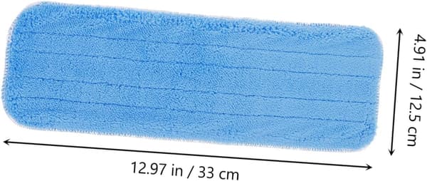 4 stk. mikrofiber moppepuder erstatning til moppe, rengøringsværktøj til flere overflader, mikrofiber moppepude