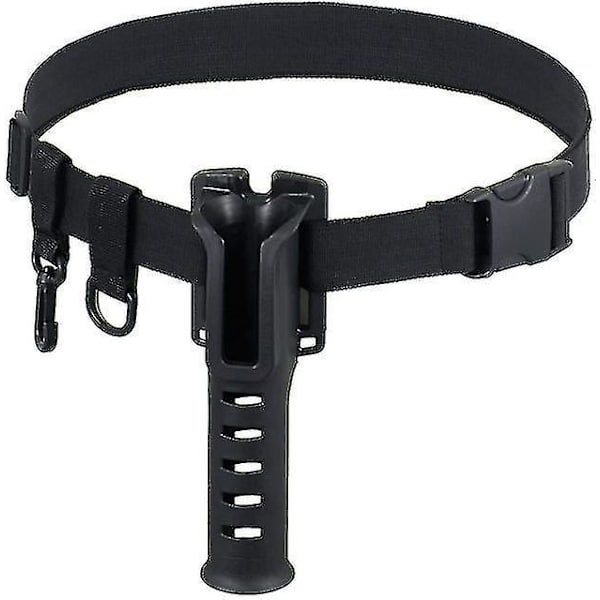 Belteholder for stang, bærbar, justerbar, for karpefiske