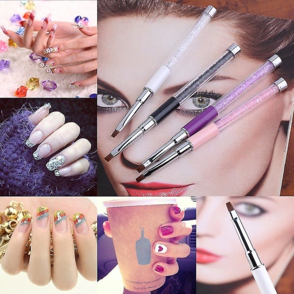 Nail Art Care Tools Crystal Gel Pen Brush Handle Tool Pen