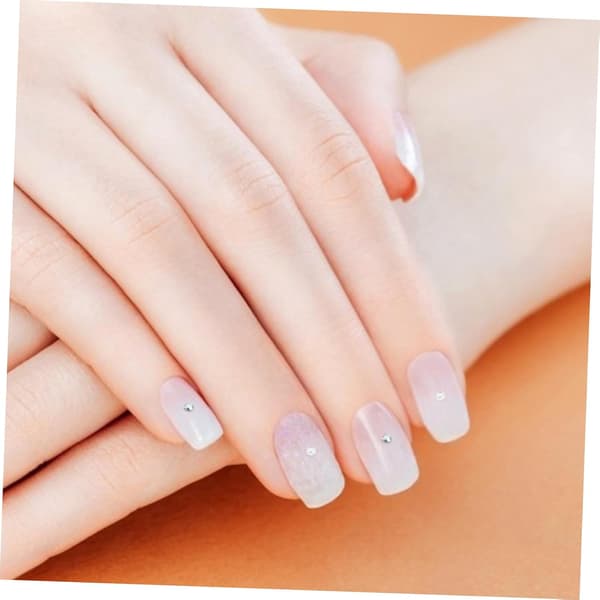 Nagelkonstpärlor Berlocker Set 2 Delar Halvrunda Flatback Strassdekorationer