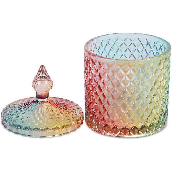 Apoteksburk, 20 Oz Glas Qtip-hållare Med Lock