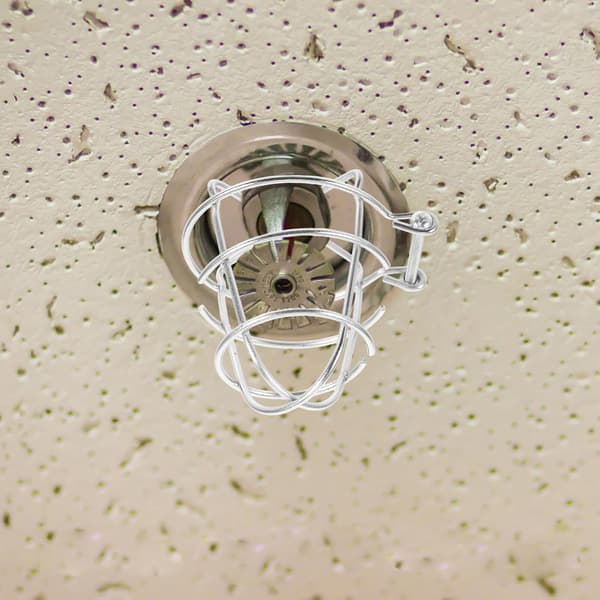 2 st brandskyddsskydd för sprinklerhuvud i rostfritt stål