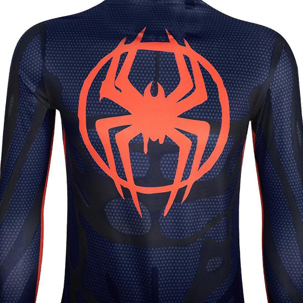 Spider-Man: Across The Spider-verse Kostyme for Barn Morales Jumpsuit Fancy Up Perf 8-9 Years