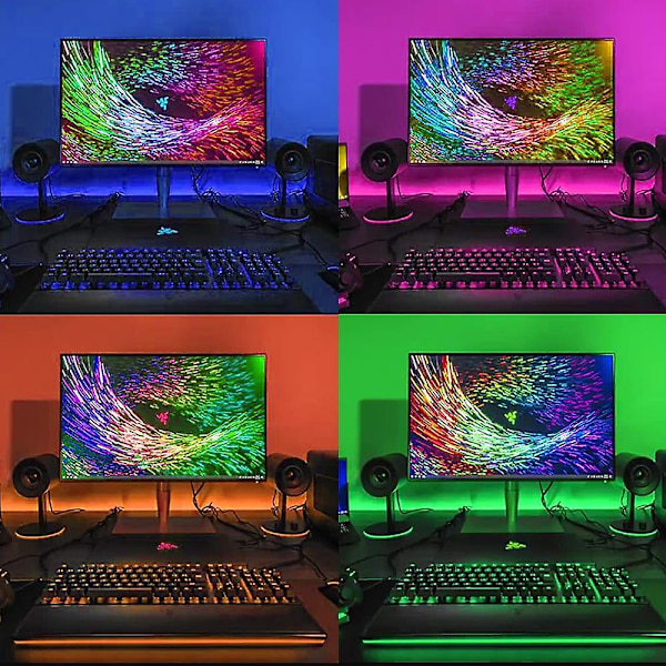 LED-Stripslys 20m Bluetooth Vandtæt DIY Farveskiftende