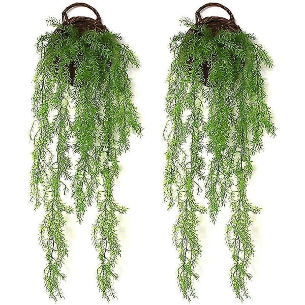 2 kpl keinotekoisia perässä olevia kasveja Weeping Ivy Vine -ulkokoristeisiin