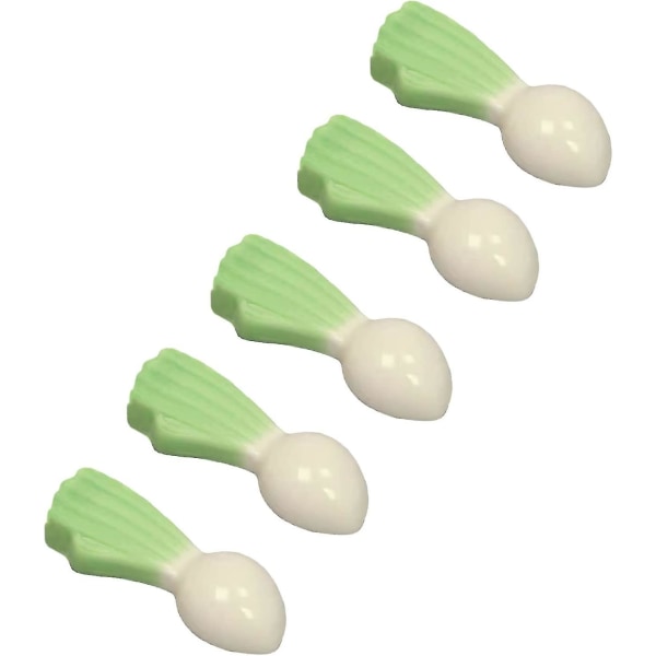 5 Par Porselens Pinnerest Cute, Pinnerest Holder For Bord (Hvit Reddik) Hvit Reddik