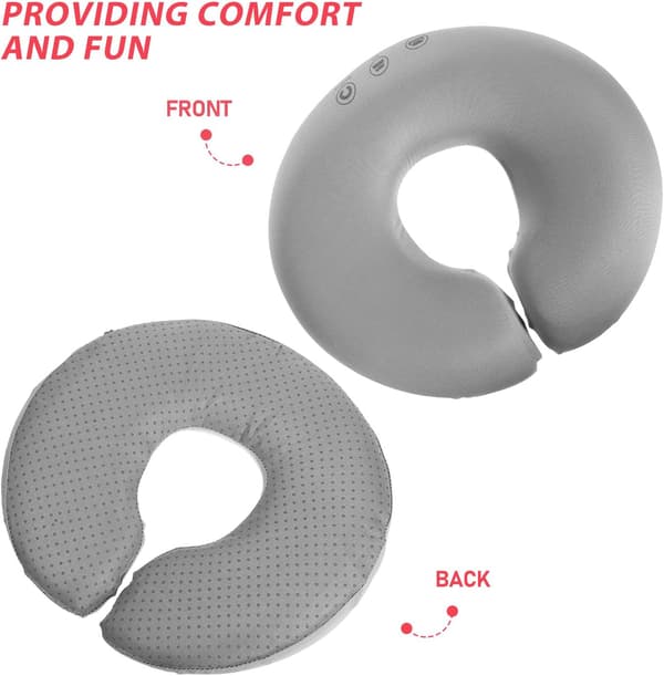 U-formad ansiktskudde för massagebänk med ergonomiskt nackstöd, svamp- och bomullsmaterial