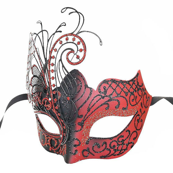 Sommerfugl Rhinestone Metal Venetiansk Kvinder Maske Til Maskerade/mardi Gras Fest/sexy