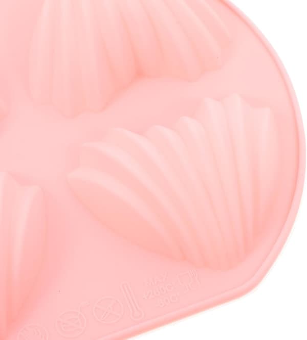 2 stk. hjerteformede bageforme Silikonekageforme Nonstick 4 hulrum Gylden farve Nem at rengøre Bageudstyr