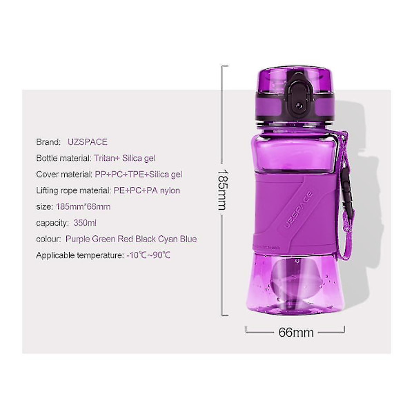 Protein Shaker Vattenflaskor BPA-fria Barn Flicka Rosa