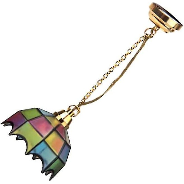 Mini Dukkehust Miniatur Dekorativ LED Bordlampe Loftlampe Dukkehust Tilbehør