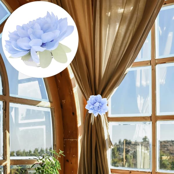 2 stk. gardinblomst-bindere Moderne minimalistisk design dekorationsclips