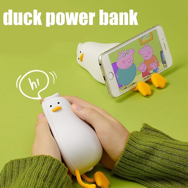 USB 2-in-1 Tasku Power Bank Käteensuojain Matkapuhelimenpidike