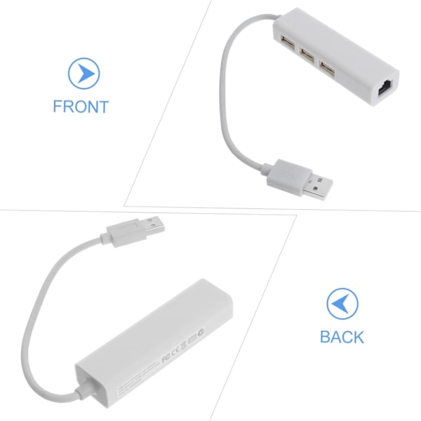1 st USB-omvandlare Hub Nätverksport USB-datoradapter