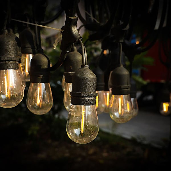 Vedenpitävät LED-valoköynnökset Ulkokäyttöön Koristeelliset Juhla- ja Puutarhavalaistus LED (10 metriä 10 liitäntää)