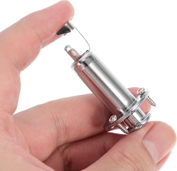 Gitar Pickup Jack Socket Sinklegering Metallplugg med jevnt og minimalt signaltap