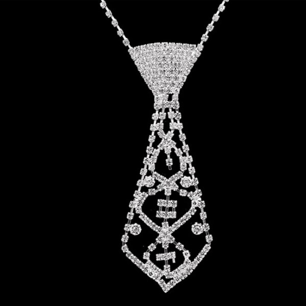 Sexig glitter strass slips för kvinnor med justerbar lång kedja ihåliga nyckelben glänsande smycken