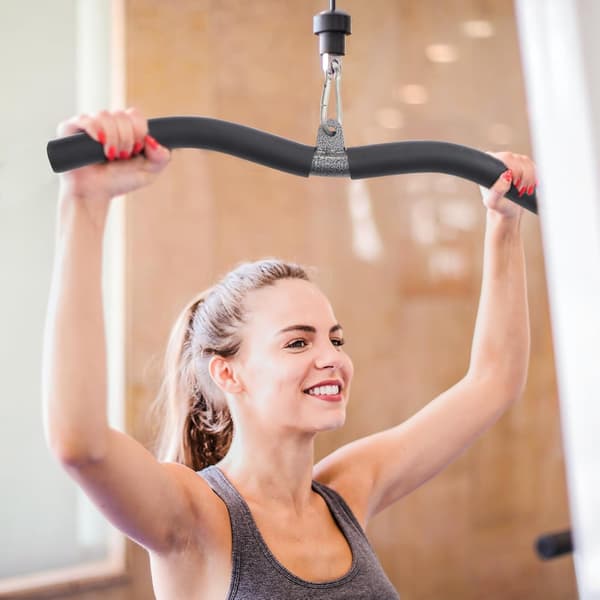 LAT Pulldown-tilbehør Trækstang i stål til biceps- og rygtræning