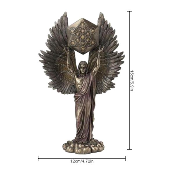 Seraphim Guardian Angel Små Ornamenter 15x12x6cm Harpiks