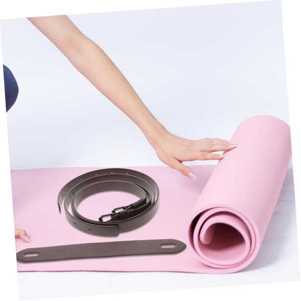 Yogamattrem Bärrem Justerbar PU-läder H-formad Yogabärrem