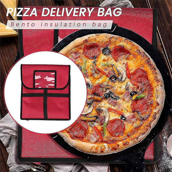 Isolerad Pizzaleveransväska Professionell Pizzaleveransväska Fuktsäker Pizzakartong