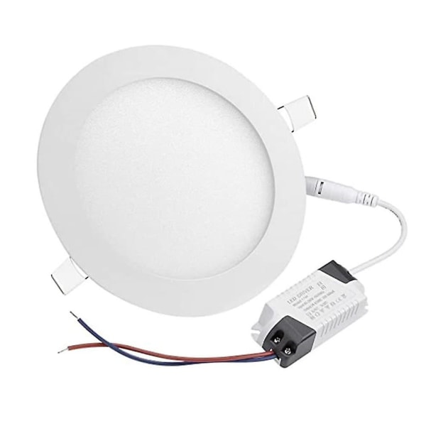 1 kpl 12w LED-paneelivalo alasvalaistus pyöreä kattolamppu AC