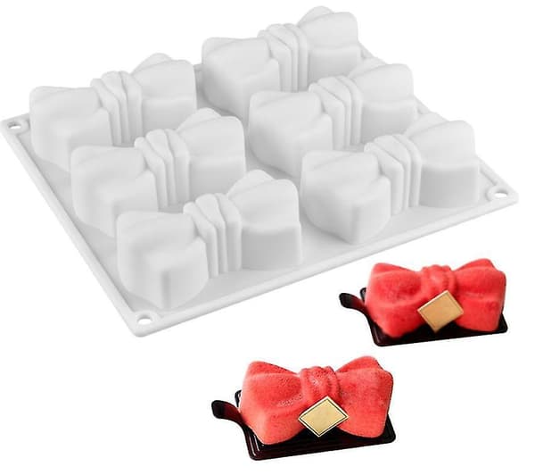 Silikoneforme Bow Tie Formet Bakke Kage Dekoration