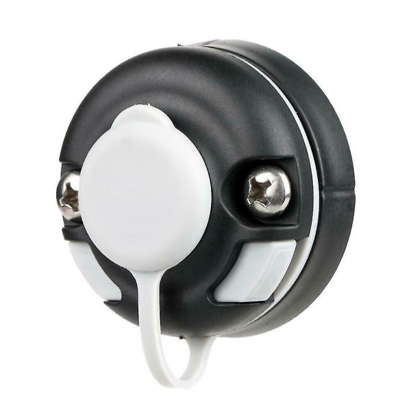 Kajak Flagstang Base Rail Mount Udskiftning Til Marine Yacht Fiskeri Båd Kano. (sort+hvid) 1 stk)
