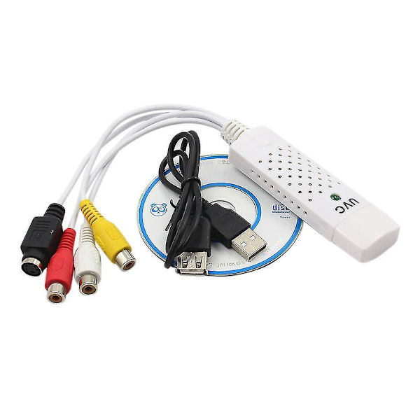 Usb2.0 Video TV-tuner DVD Lyd Capture Card Adapter Win7/8