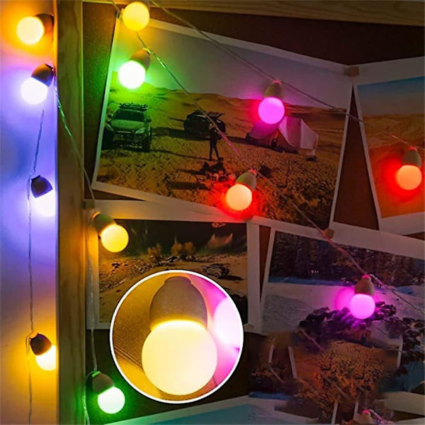 Globeljussträng 6m 30 LED USB-driven Sovrum
