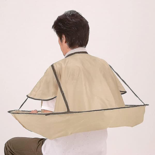 Hårklippeskåbe Voksen Foldbar Hårklippeskåbe Paraply (Khaki)