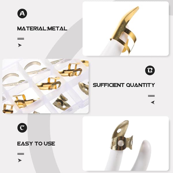 Set med metallgitarrplektrum för banjo och elgitarr, tum- och fingerdesign