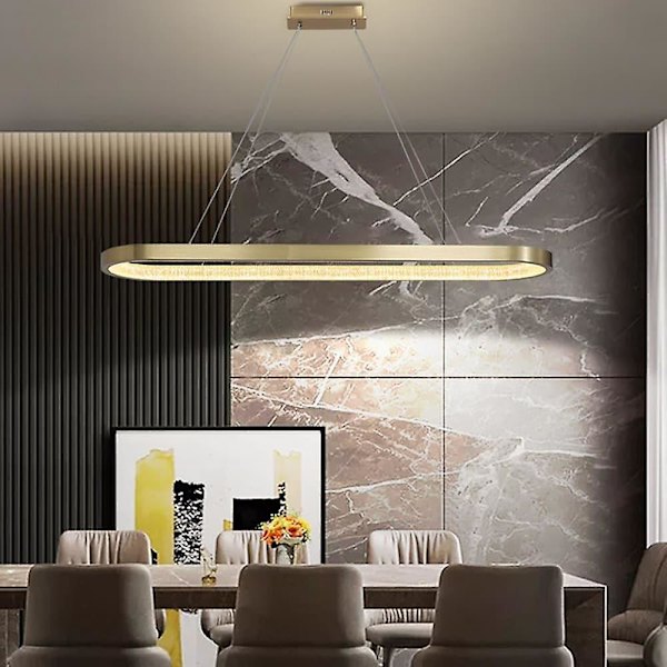 LED-riipusvalaisin keittiösaarelle Moderni Pohjoismainen Kulta 90cm
