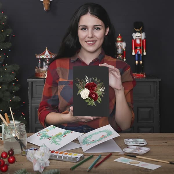 A4 Musta Kartonkipaperi 250Gsm 20 Arkkia DIY Askartelukorttipaperit