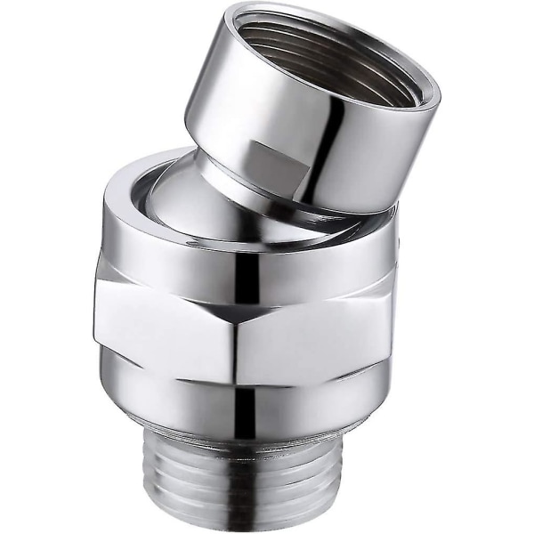 Dusjforbindelseskuleledd Justerbar Dusjhode Svingbar Adapter Messing For Dusjarmen