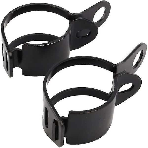 Motorcykel Blinklys Montering Beslag Universal Blinklys Indikator Flytning Gaffel Holder Klip (sort) (2 stk)