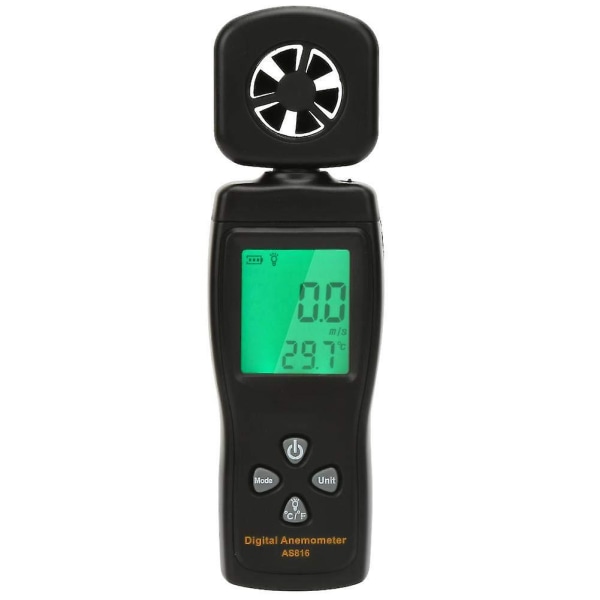 Vindmåler Air Flow Tester, Mini Digital Anemometer 0,3-30m/s