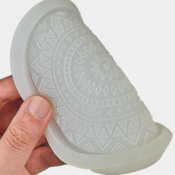 Rund Hul Blomst Snefnug Coasters Silikonform UV Harpiks Epoxy Form Smykkefremstilling Værktøjer