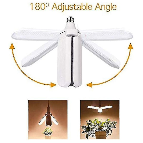 150W LED-växtlampa med 414 LED-lampor, vikbar, solliknande